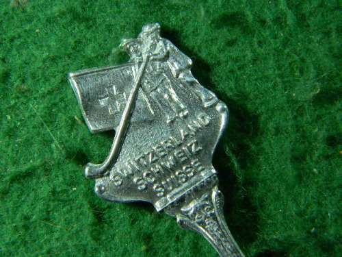 Switzerland Schweiz suisse  EPNS spoon in good condition