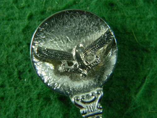 Pilot Wings bage spoon as per pictures silver plating in good condition