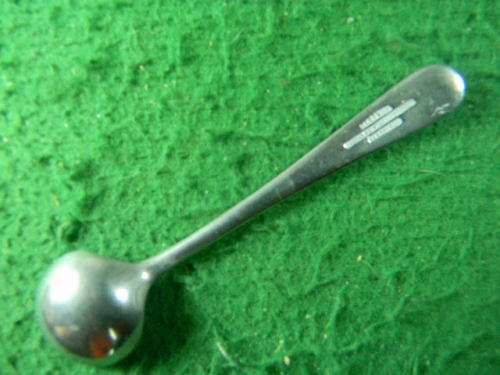 small Musterd  spoon  as per pictures nickel Silver plated Sheffield  in good condition