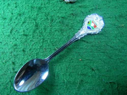 South Africa  spoon  chrome plated in good condition  as per pictures