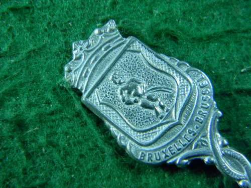 Bruxelles Brussels  spoon silver plated  in good condition as per pictures