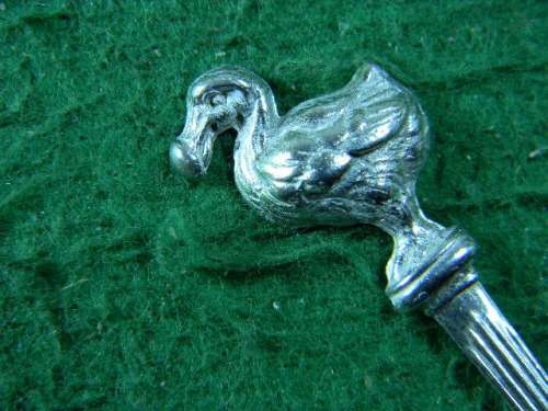 Mauritius Dodo  spoon silver plated  in good condition as per pictures