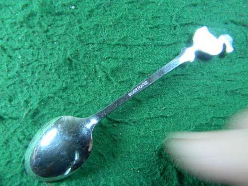 Mauritius Dodo  spoon silver plated  in good condition as per pictures