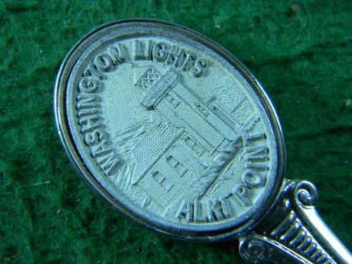 Washington Lights Alki Point  spoon silver plated  in good condition as per pictures