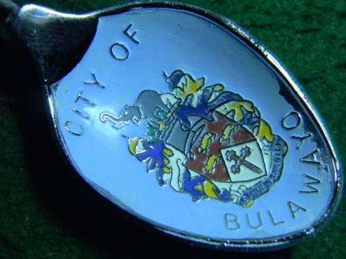 City of Bulawayo  spoon silver plated  in  fair condition as per pictures