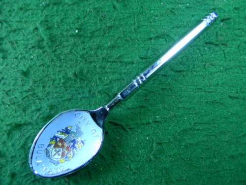 City of Bulawayo  spoon silver plated  in  fair condition as per pictures