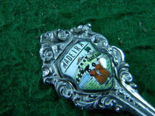 Madeira spoon silver plated  in good condition as per pictures