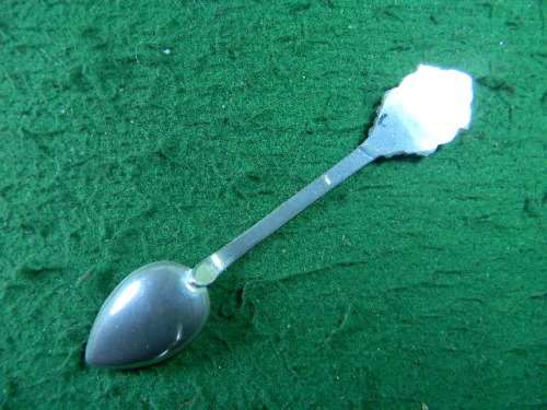 Madeira spoon silver plated  in good condition as per pictures