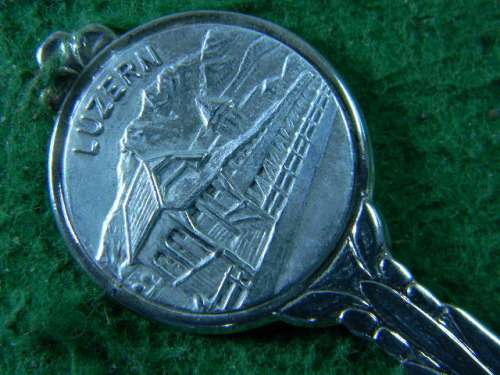 Luzern spoon Chrome plated  in fair condition as per pictures