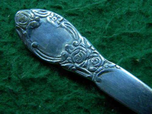 Vintage Sugar spoon   in fair condition  silver plated