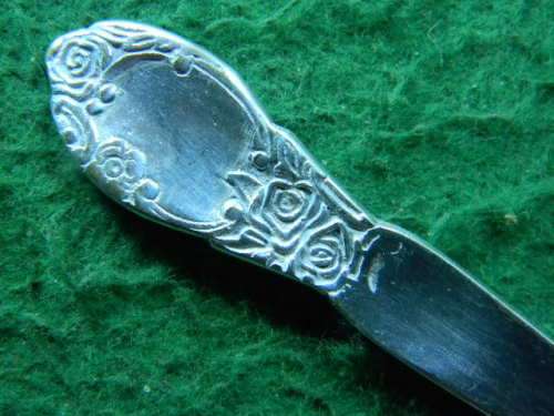 Vintage Sugar spoon   in fair condition  silver plated