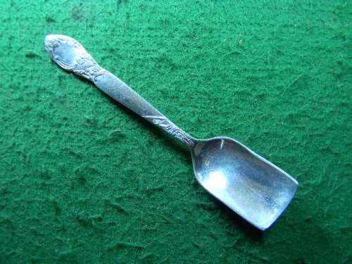 Vintage Sugar spoon   in fair condition  silver plated