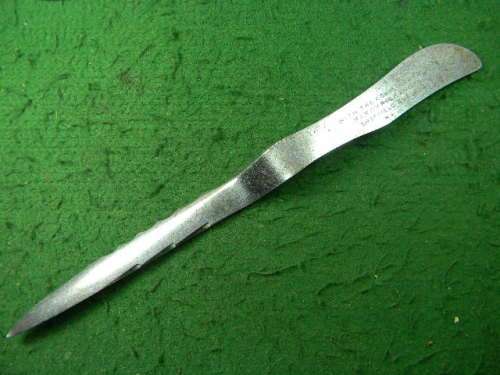 Vintage letter knife fro Sheffield  please read show rust  as per pictures