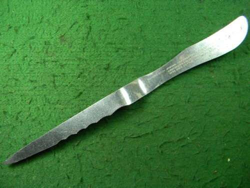 Vintage letter knife fro Sheffield  please read show rust  as per pictures