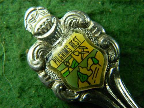 Pelgrims Rest  spoon  in good condition  silver plated  As per pictures