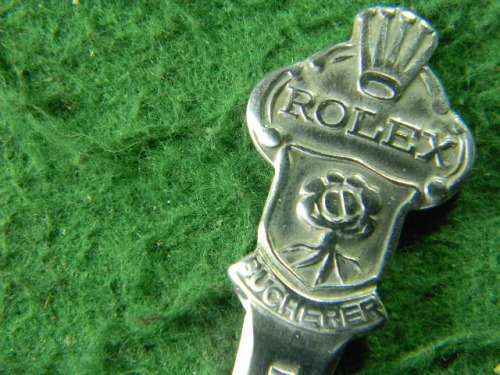Rolex Interlaken spoon  in good condition  silver plated  As per pictures