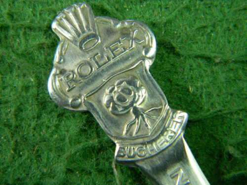 Rolex Interlaken spoon  in good condition  silver plated  As per pictures
