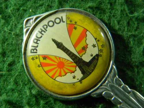 Blackpool spoon silver plated  in fair condition As per pictures