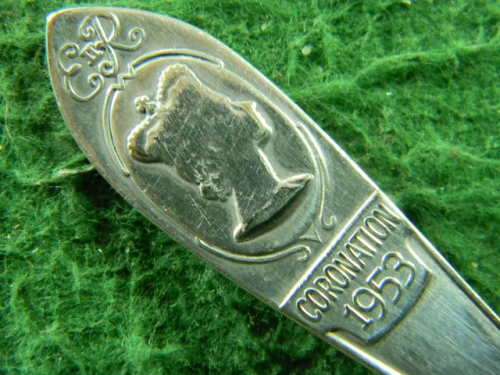 Coronation 1953 silver plated spoon  in good condition As per pictures