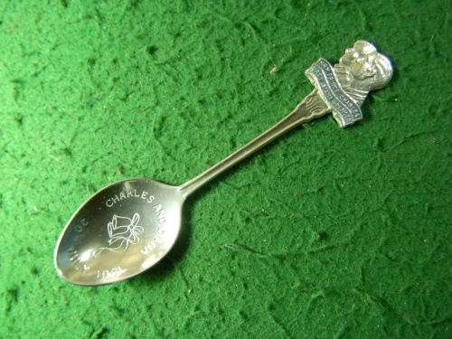 Charles and Diana silver plated spoon  in good condition As per pictures