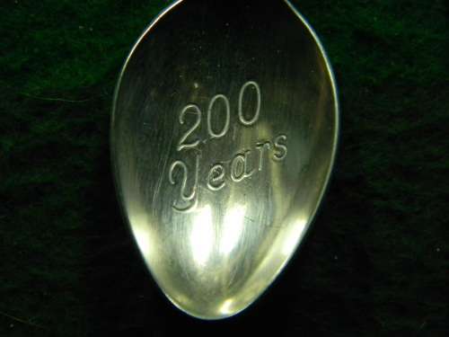 U S A 200 years EPNS  spoon as per pictures in good condition