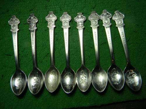 8 Rolex spoons as per pictures in good condition bid per spoon