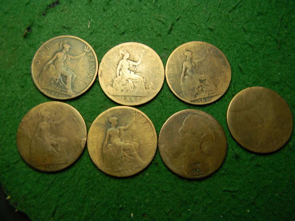 1800 one pennies 7 off as per pictures