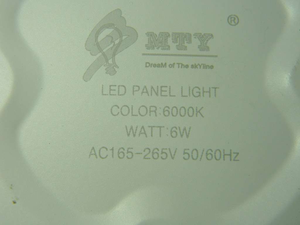 6W led Ceiling Light Panel Recessed (94 mm) Downlight bid per light 118 mm outside diameter