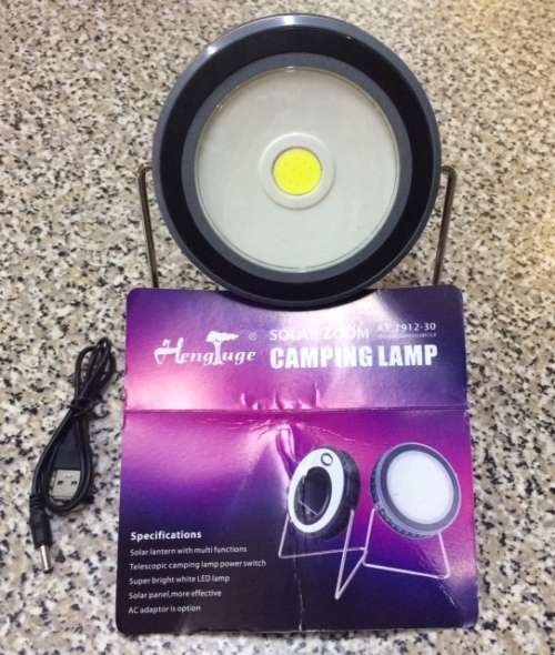 Camping solar light