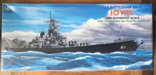 U.S.BATTLESHIP BB 61 1/600