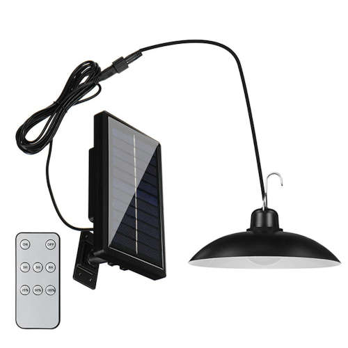 2 x 20w Hanging Solar Lights for Indoor / Outdoor Use with Remote Controls