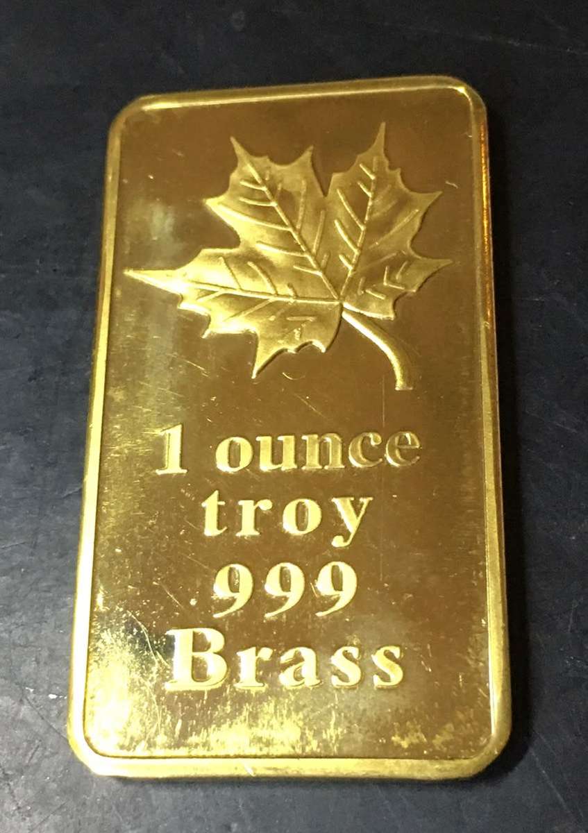 1 OZ BRASS BAR
