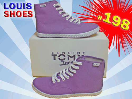 Ladies original Tomy Takkies Boot - Purple