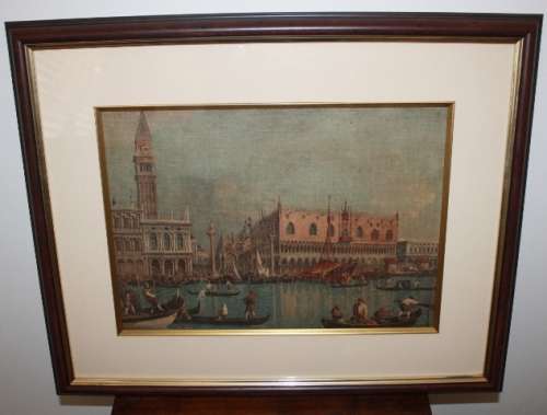 Venice Scene-Looks like Giclee Print?-Beautifully Framed-Frame-50x60cm