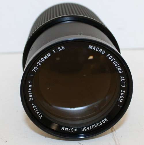 Vivitar Series One-70mm-210mm f 3.5 Macro Focusing Auto Zoom lens