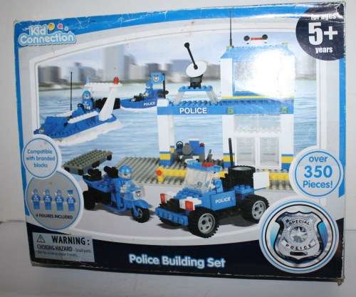 Lego-Kid Connection-Like Lego-Police Building Set-350 Pieces-Still in Sealed Packets(one open)