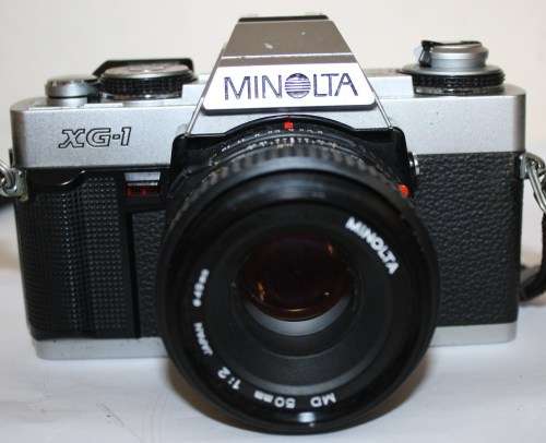 Minolta-XG-1 with Minolta 50mm 1:2 lens-Not Tested-Will need Attension.