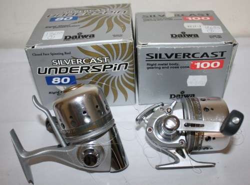 Daiwa 'Silvercast' Reels-For Spares-One Spines-One Stuck-Buy 'As Is'-What you see is what you get.