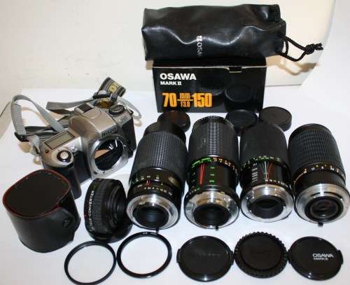 Combo Lenses and Nikon Body plus Five Lenses-What you See is What you Get