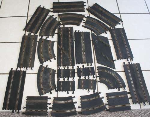 Scalextric Combo Tracks-Very Much Used-needs cleaning