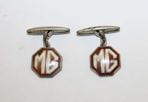 M.G. Cuff Links-Made in England.