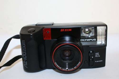 Olympus AZ-100 Zoom-35mm 2x Zoom Camera-Working-With Instructions