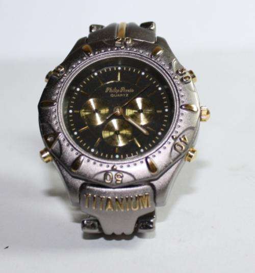 Rare Collectable Watches Philip Persio Titanium Quartz Mens Watch. was sold for 325.00 on 26 Sep at 21 01 by jewels1234 in Balito Tongaat ID 201228292