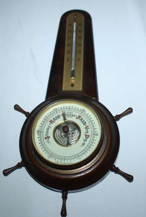 Barometer-Made in Western Germany-220mm High-Good Condition-As per Photos
