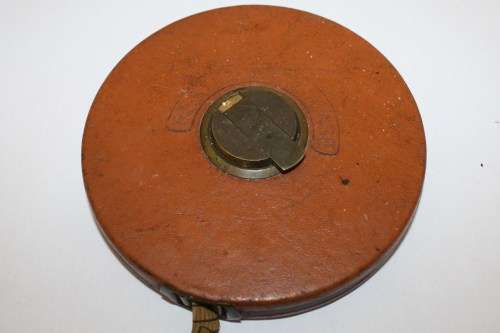 "Best Leather" Builders Tape-100 ft,First 2 ins Off-Winding On and Off-Used-Collectors Piece