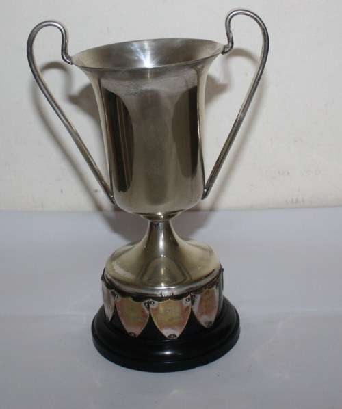 Trophy-Inscribed-'The Norfolk Darts Club'-1975-1983 Plaque Names-Nice Condition-as per photos