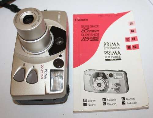 Canon Prima-Zoom 85 N-Working-Good Condition-Including Instruction Book-As per Photos