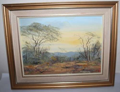 Lovely Signed Landscape-Oil-Frame-380x300mm.