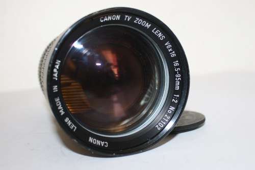 Canon TV Zoom Lens V6x 16....16.5-95mm 1.2-Needs some Cleaning-As per Photos