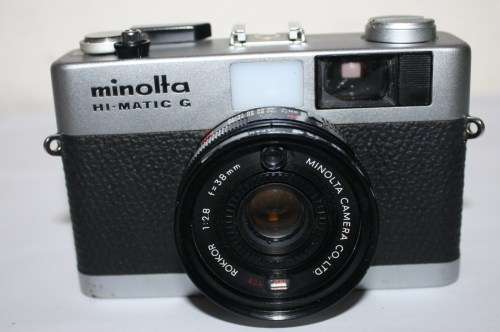 Minolta Hi-Matic G..35mm Camera Excellent Condition..